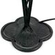 Wrought Iron Mushroom Lamp with Blown Glass Shade, 1920