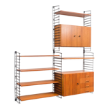 Wall shelf, teak, 60s, two boxes