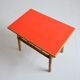 Small coffee table / Side table / Bamboo and rattan end table 1960s