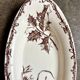 HB & Cie brown ironstone dish no. 3