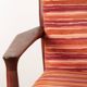 Pair of Danish armchairs in solid teak and fabric, Svend Aage Eriksen 1960.