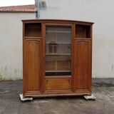 Art Nouveau display bookcase in walnut, circa 1910
