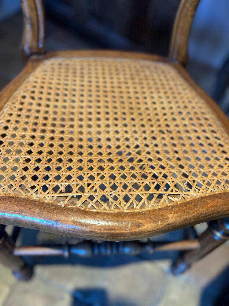 Pair of caned chairs 1950/60