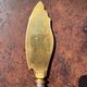 Silver-handled pie server Minerve, golden blade, Louis style.