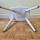 Tabouret "Pagode" en bois massif vintage