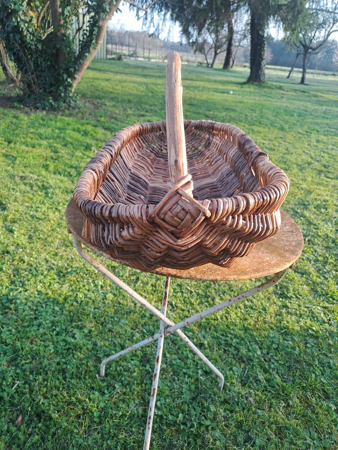 Large wicker basket