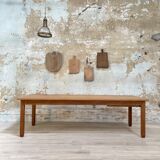 Solid oak dining table