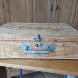Wooden suitcase