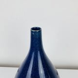 Vintage blue ceramic vase