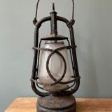 Old kerosene storm lamp