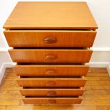 Chest of drawers 6 Scandinavian teak drawers
