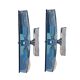 Pair of wall lights attributed to Veca for Fontana Arte, 70s