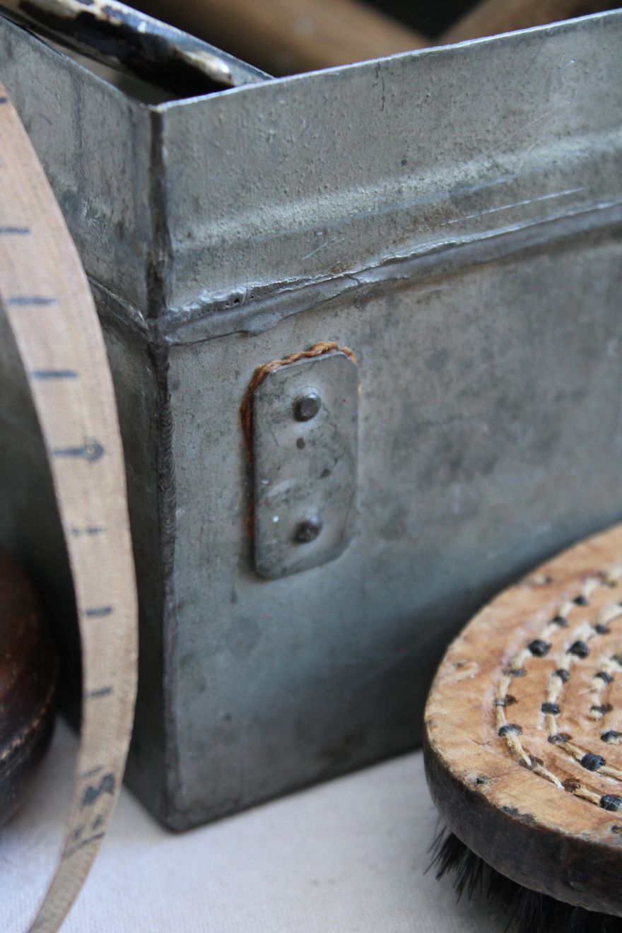 Old wooden military box