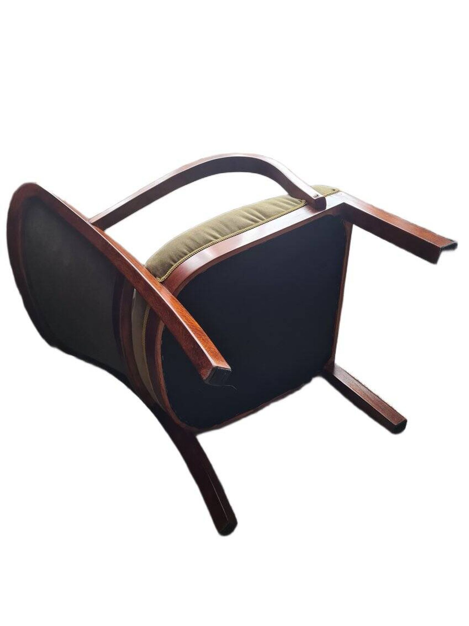 Polish Art Deco beech armchair, 1930s