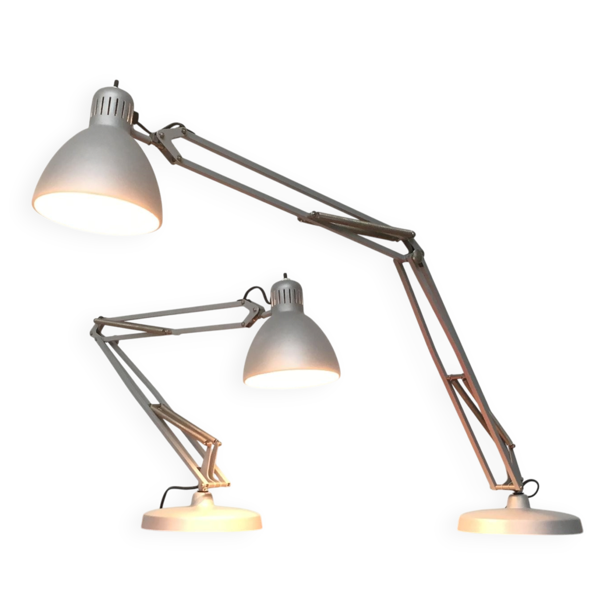 Mid-century Naskaloris work lamp by Archivio Storico for Fontana Arte.