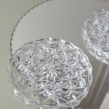 Set of 2 Arques crystal bottle coasters