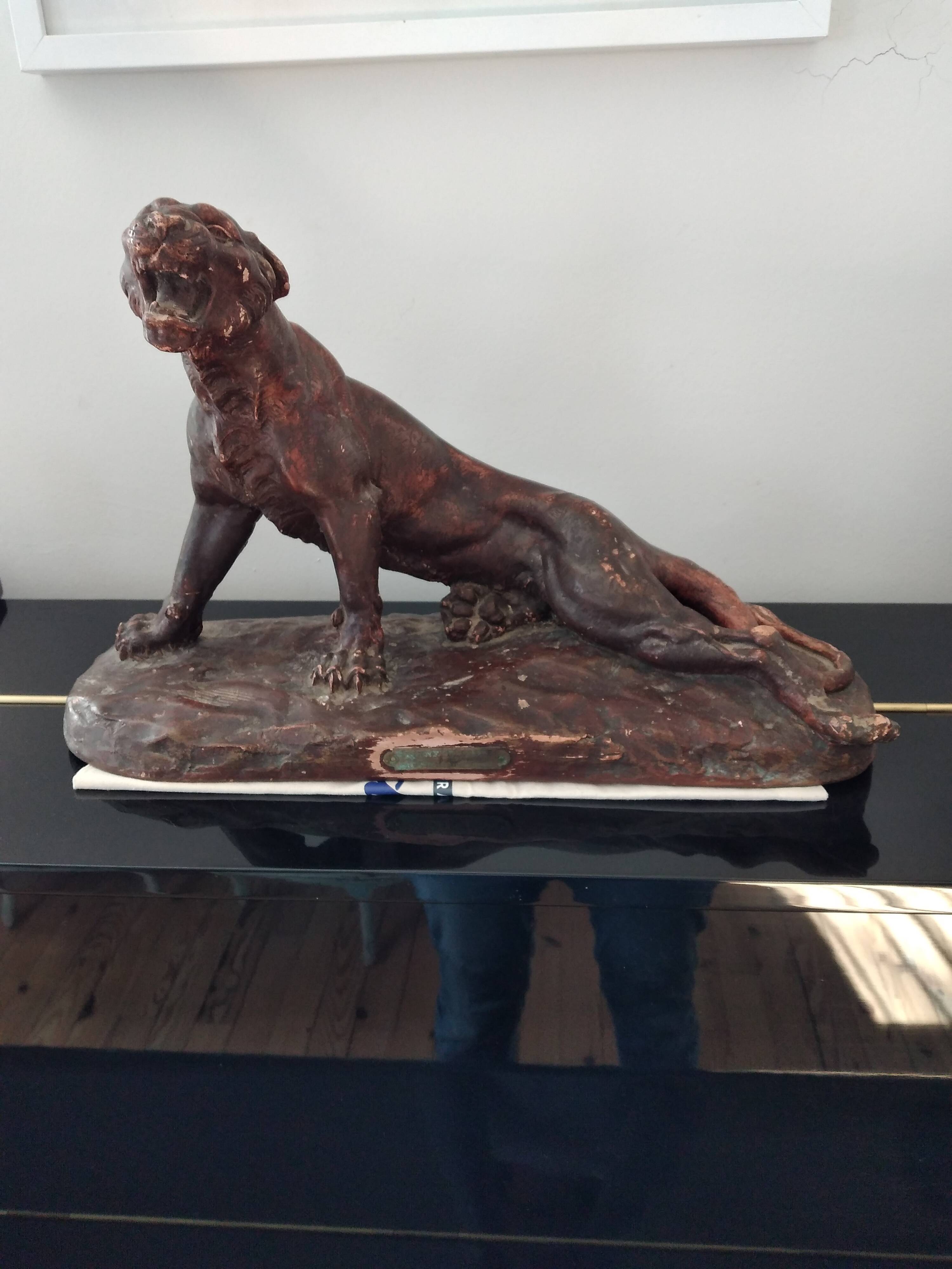 Animal sculpture by Emile Rouff