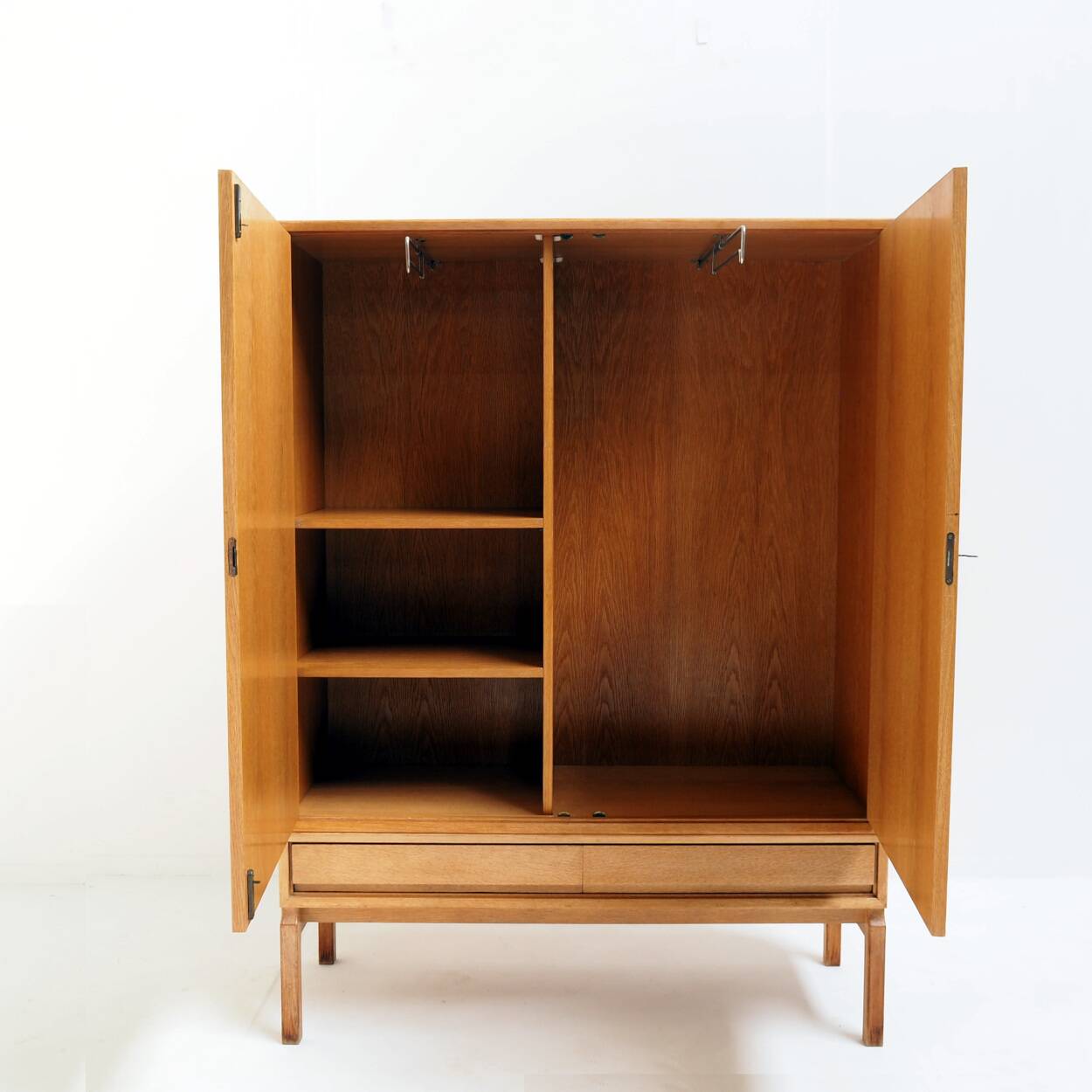Ikea ‘mtp’ wardrobe by marian grabinski for ikea, 1963, natural oak