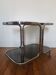 Metal and glass coffee table