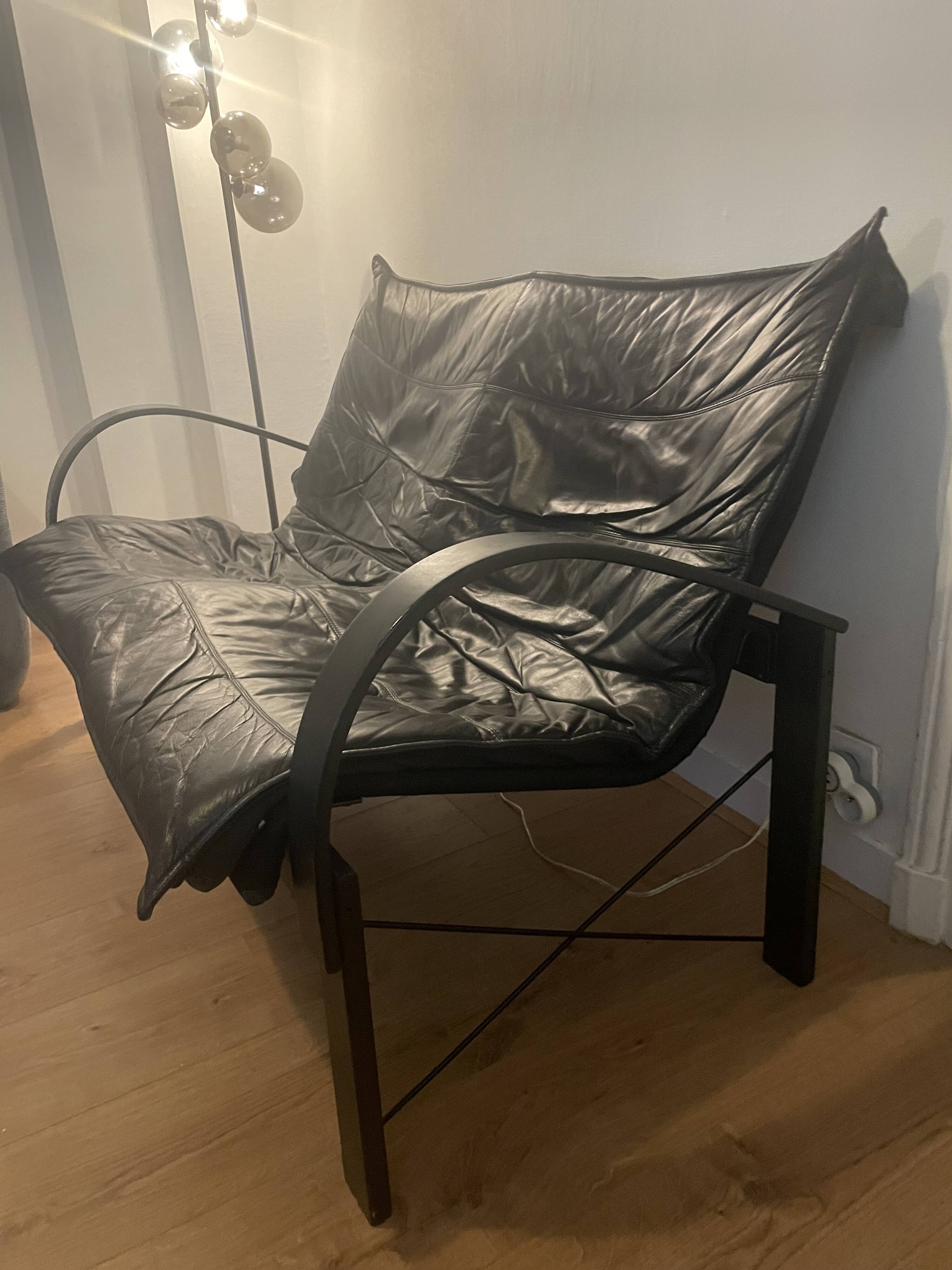 Vintage sofa bench by Tord Björklund 1980s