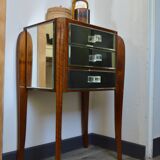 Bedside table art deco mirror