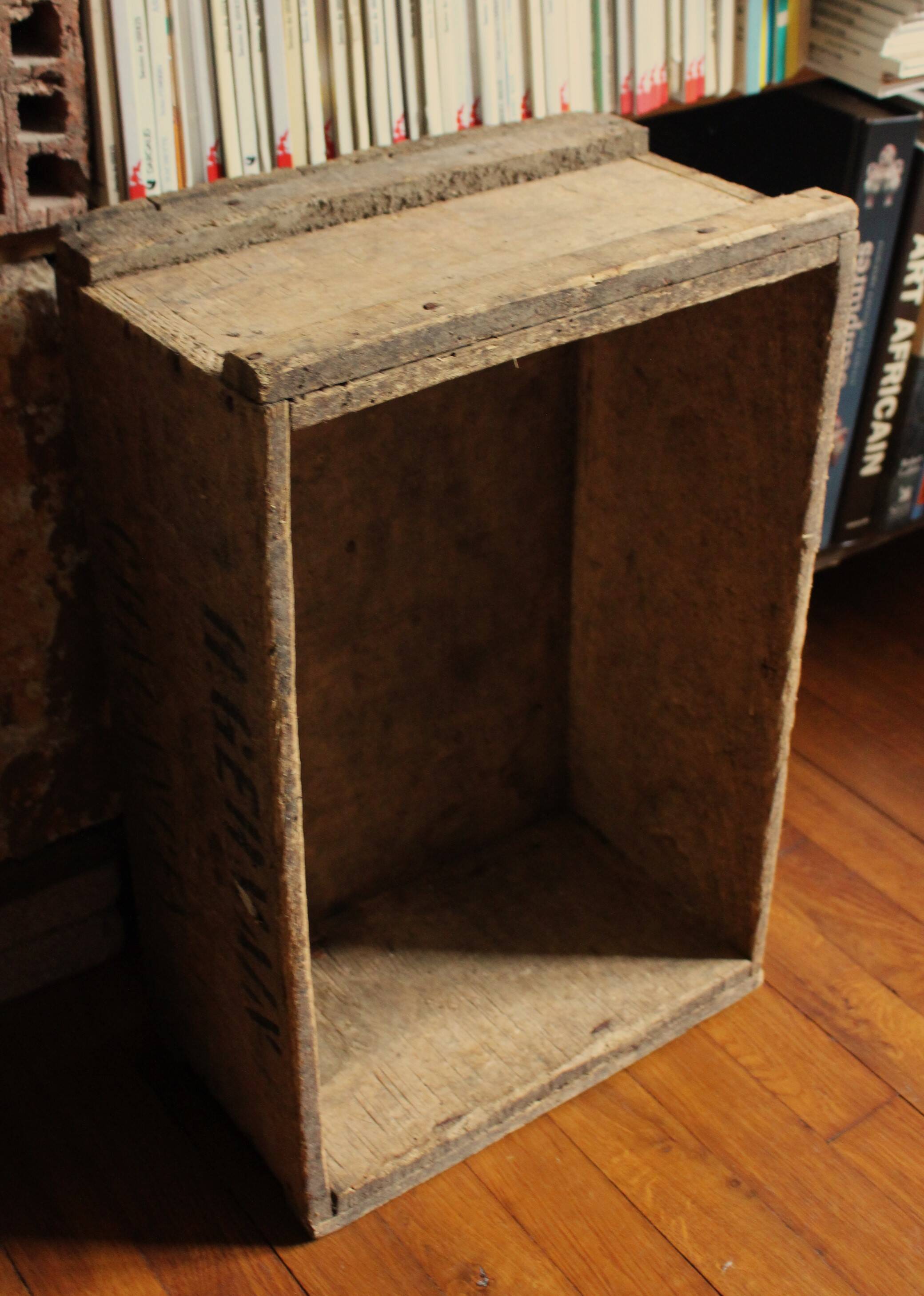 Wooden box storage furniture Germain