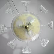 Art Deco Barovier e Toso Chandelier, Murano Glass, 1940s