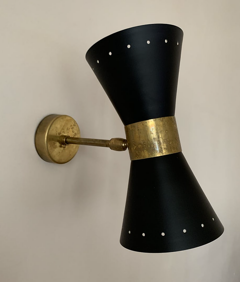 Wall lamp diabolo black