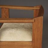 Modernist Hague School Armchair attributed to Frits Spanjaard, 1920s