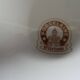Lot de 12 assiettes blanches et or