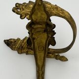 Paire de porte-embrasses en bronze dorée style Rocaille