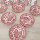 Tasses et sous-tasses Ironstone / service café thé Anglais "Olde Count