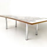 "transepoca" wooden coffee table by carmelo la gaipa, italy 2018