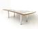"transepoca" wooden coffee table by carmelo la gaipa, italy 2018