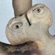 German Studio Pottery Sculptural Candleholder from Hans Fischer, 1980s