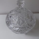 Candy box with crystal lid