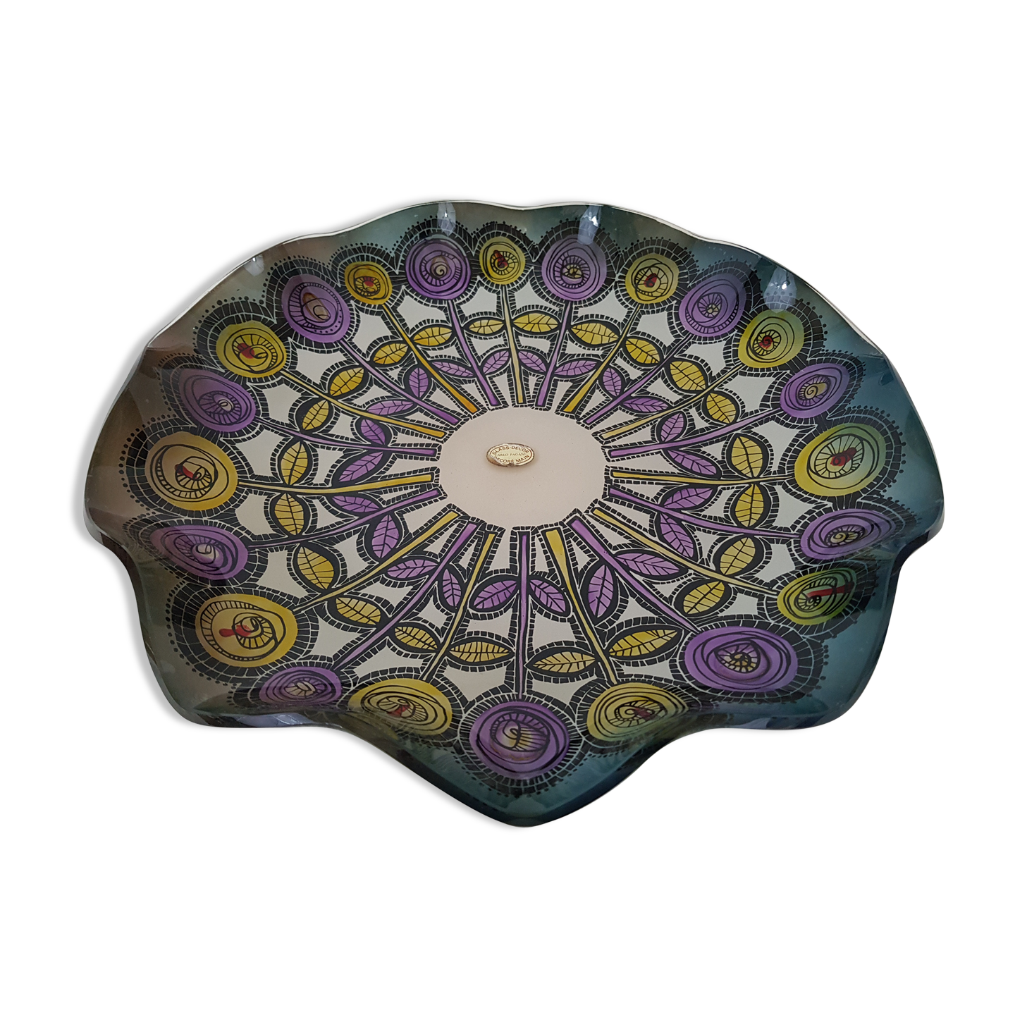 Carlo Pagani's  glass flower pattern 1950