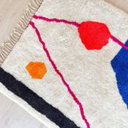 Berber rug woven in natural wool 100cmx200cm