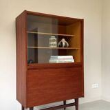 Vintage wooden display cabinet