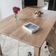 Farm table and bench ("A frame") in solid French oak.