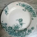 Set de 4 assiettes décor anémones Bertrand Bordeaux