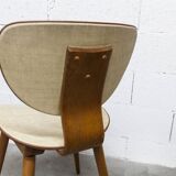 Pair of Baumann chairs No. 831 G1 "design Max Bill" 1960