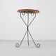 French wrought iron side table 1960s