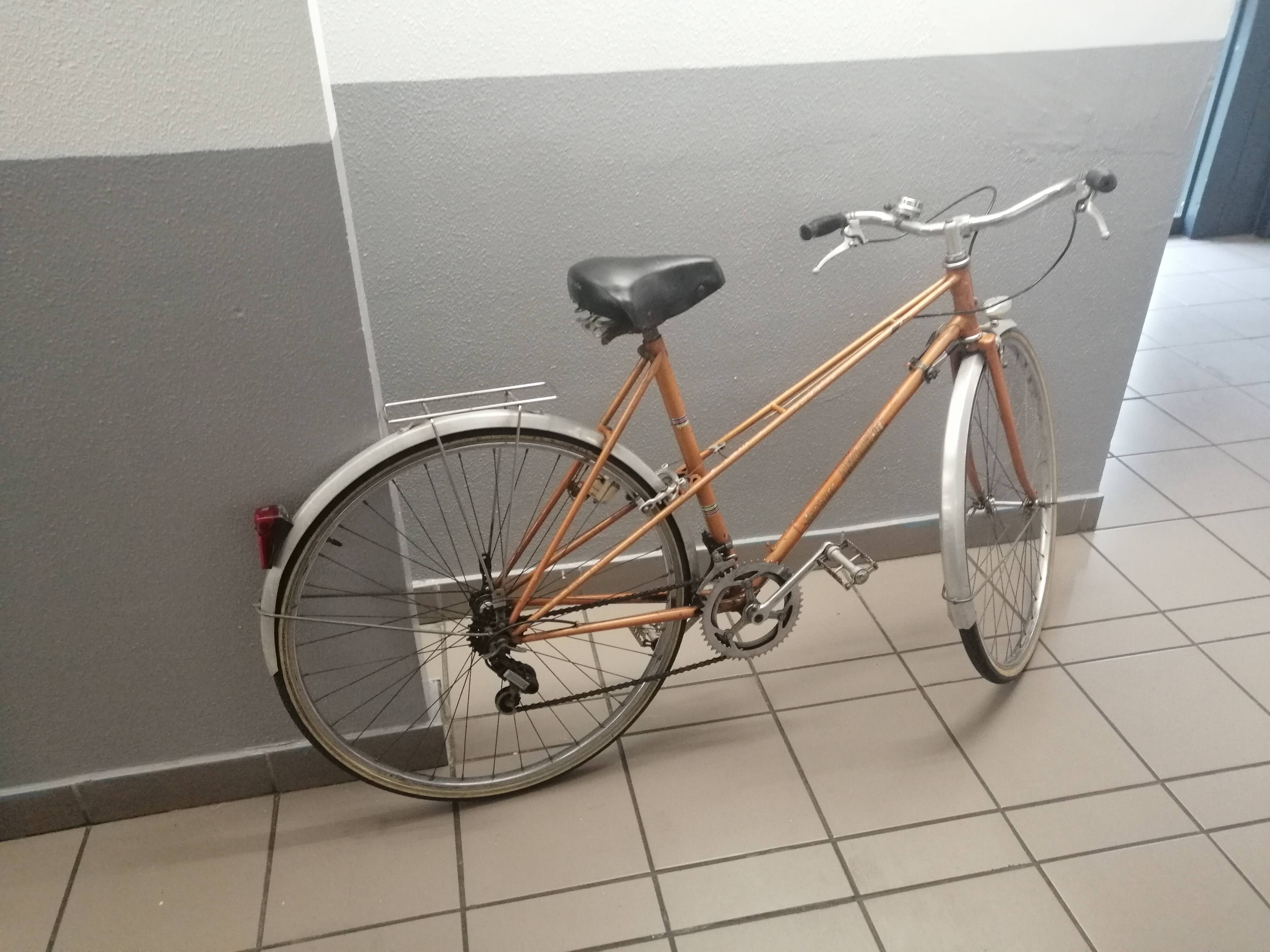 vintage city bike jacques anquetil 2 trays