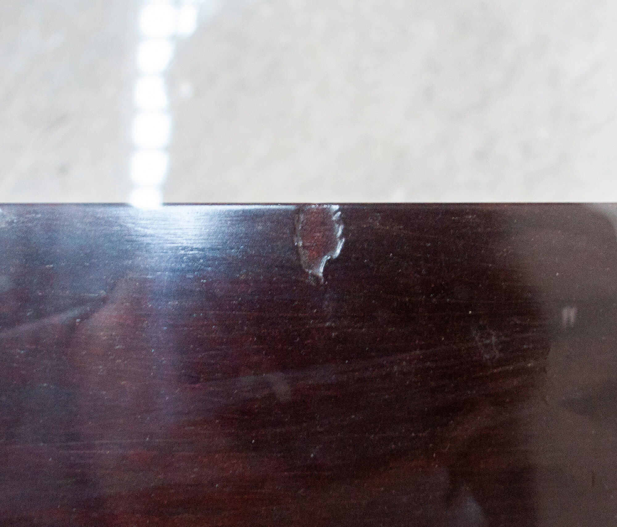 Mahogany coffee table by Ico Parisi for De Baggis Italia 1950s