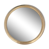 Golden mirror round shape