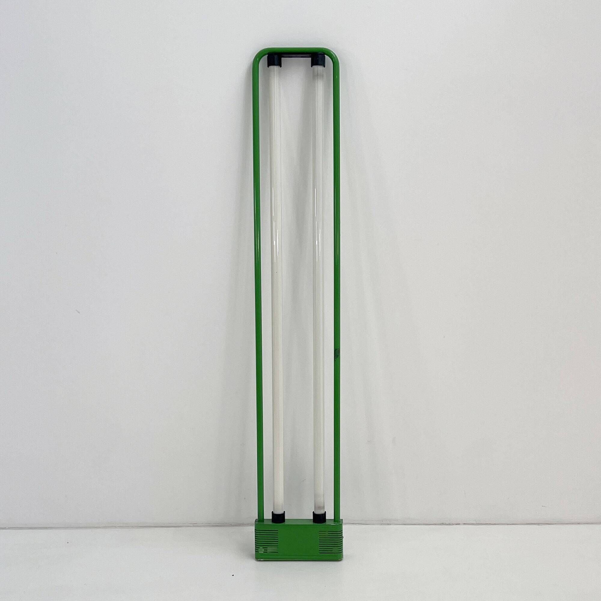 Green floor lamp by Gian N. Gigante for Zerbetto, 1980