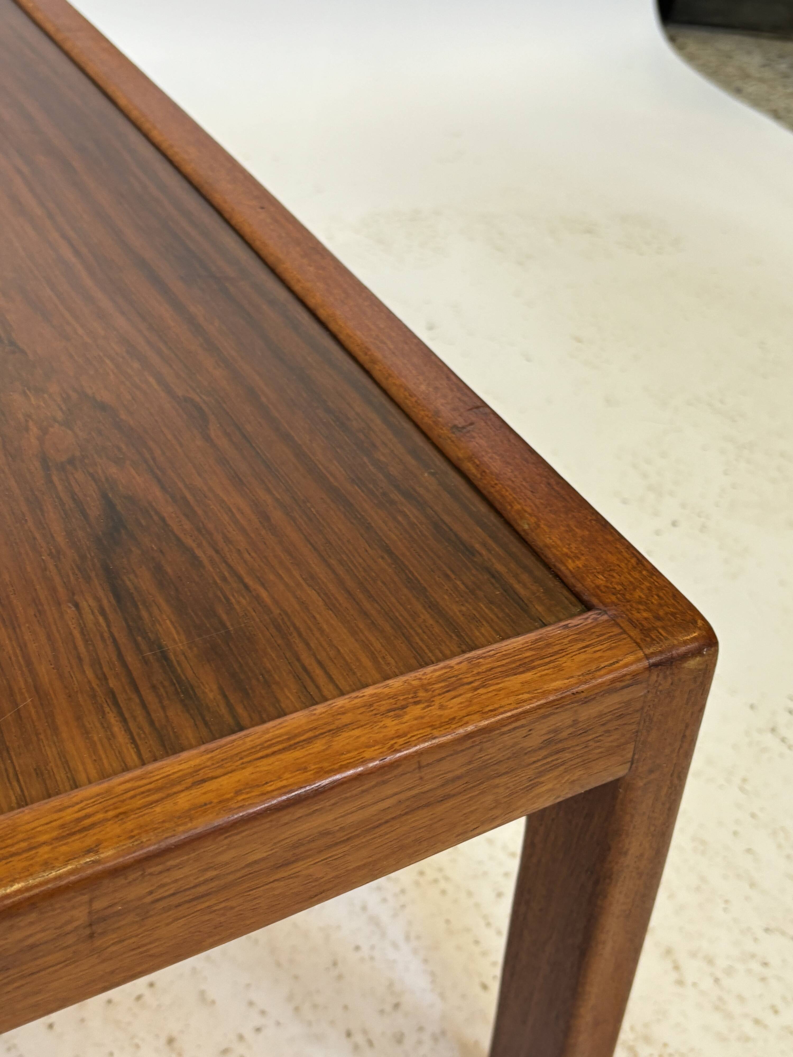 Vintage coffee table rosewood 70's design minimalist