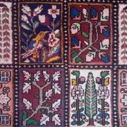 Handmade Persian Bachtiar Rug 208x142cm