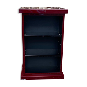 Etagere carree plexiglass - bordeaux